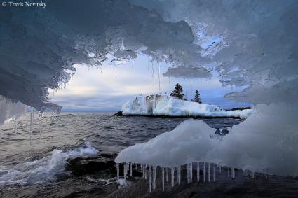Ice Cave at Hollow Rock by Travis Novitsky Ice Cave at Hollow Rock by Travis Novitsky